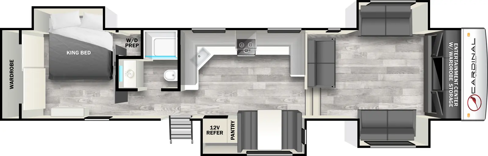 Cardinal 35FL Floorplan